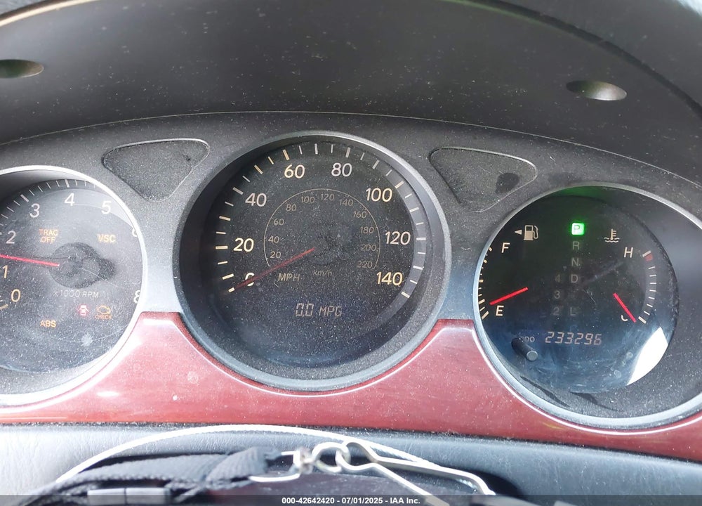 2003 LEXUS ES 300 VIN: JTHBF30G236002533
