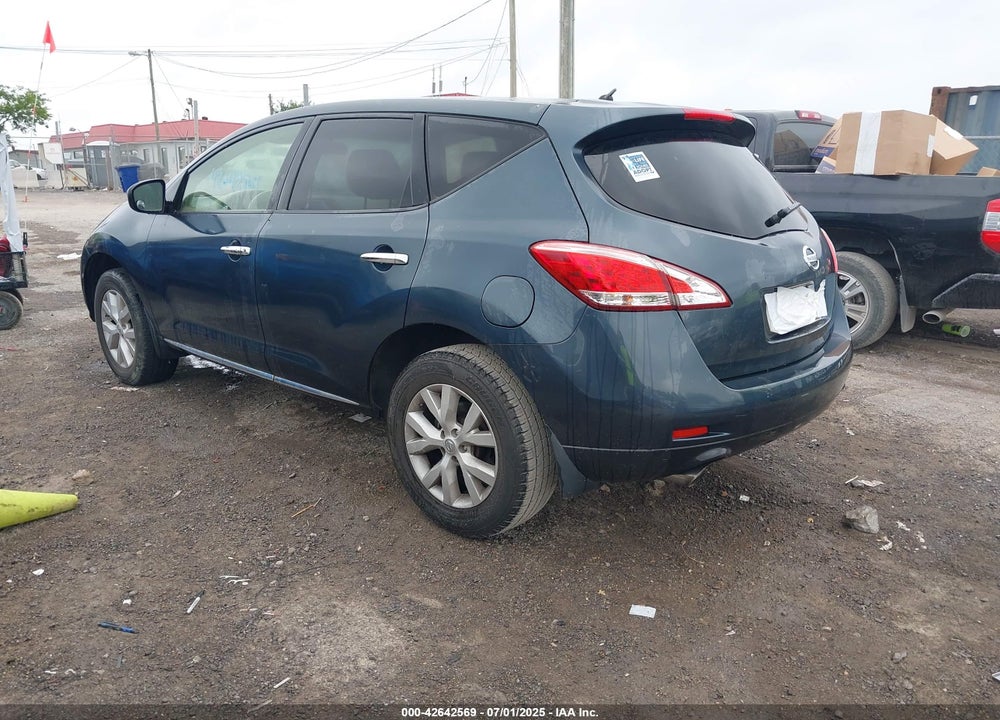2012 NISSAN MURANO VIN: JN8AZ1MU4CW116613