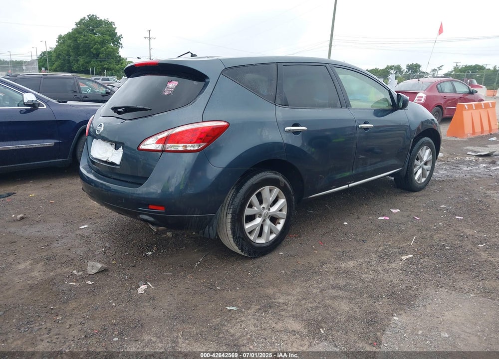 2012 NISSAN MURANO VIN: JN8AZ1MU4CW116613