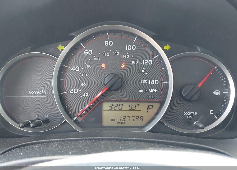 2012 TOYOTA YARIS VIN: JTDKTUD35CD529078