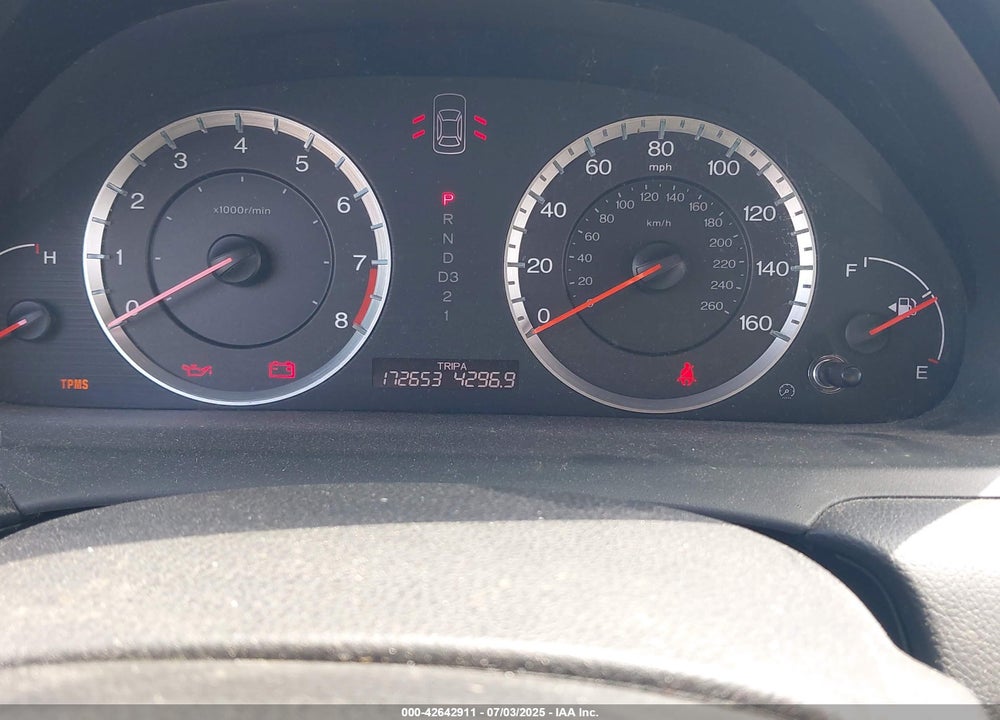 2008 HONDA ACCORD VIN: 1HGCP26898A075501