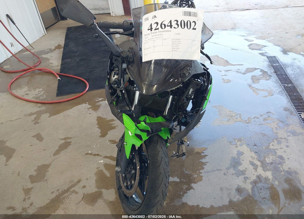 2022 KAWASAKI EX400 VIN: JKAEXKG15NDAE4726