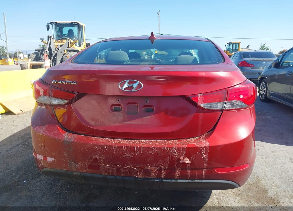 2015 HYUNDAI ELANTRA VIN: 5NPDH4AE8FH616729