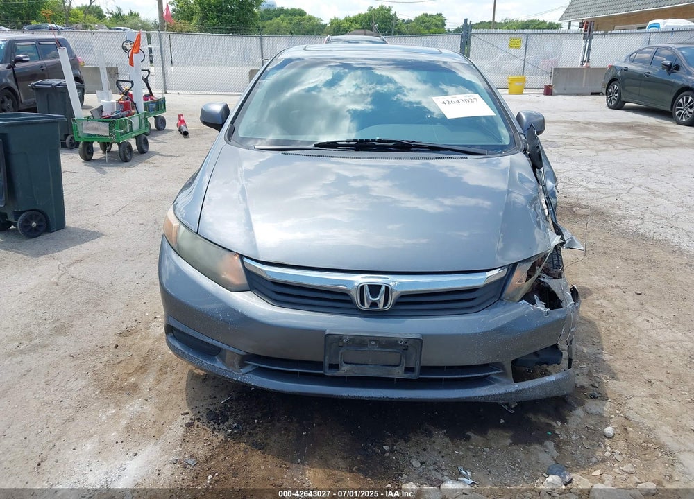 2012 HONDA CIVIC VIN: 19XFB2F90CE009444