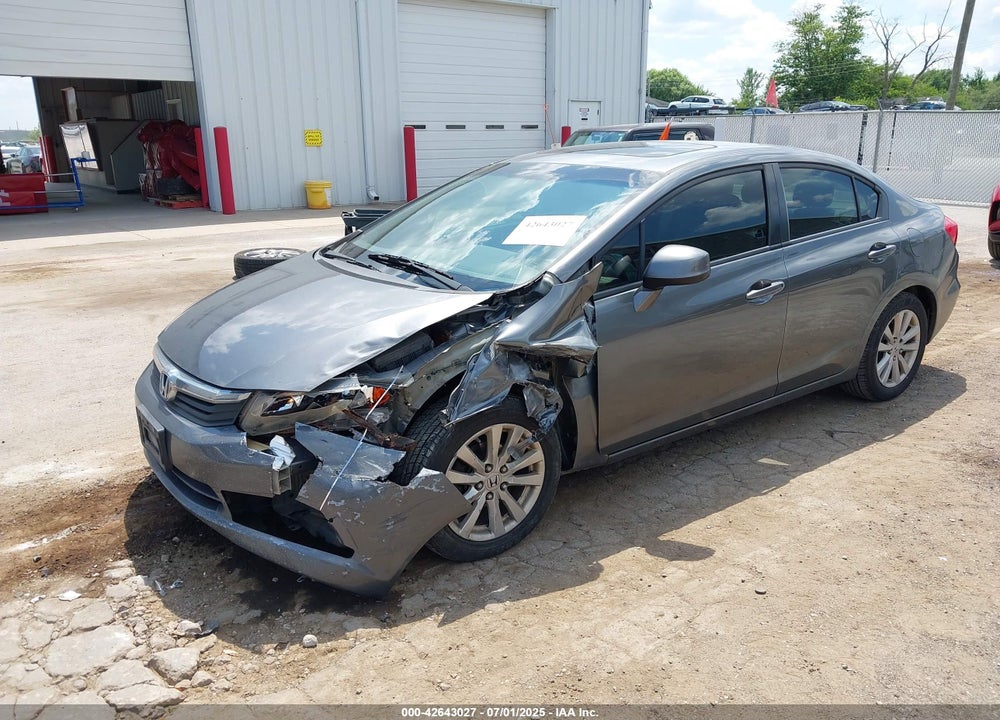 2012 HONDA CIVIC VIN: 19XFB2F90CE009444