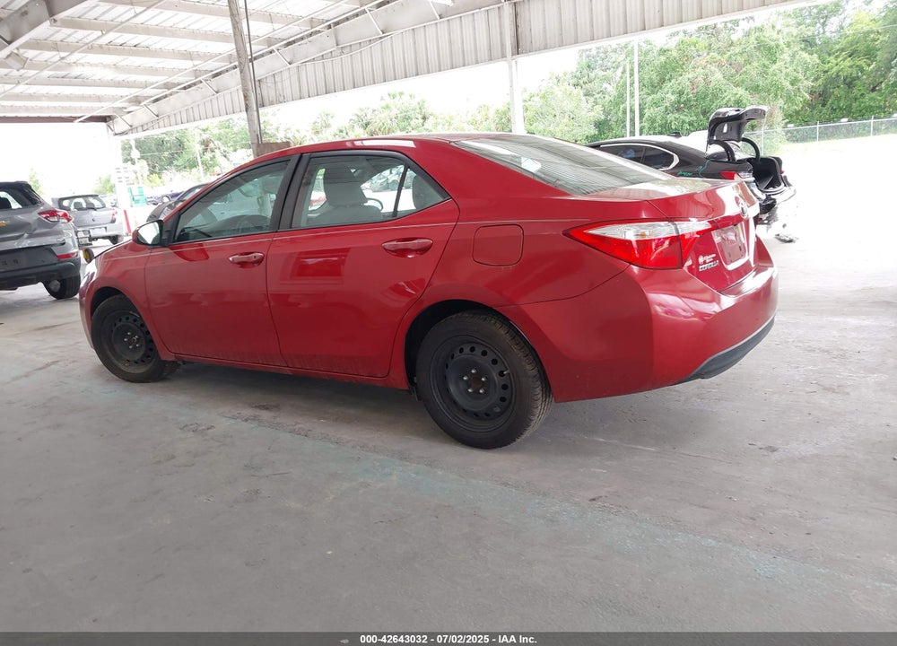 2015 TOYOTA COROLLA VIN: 2T1BURHE7FC418037