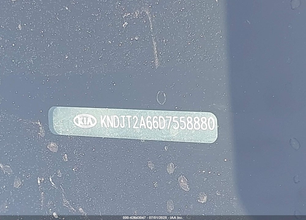 2013 KIA SOUL VIN: KNDJT2A66D7558880