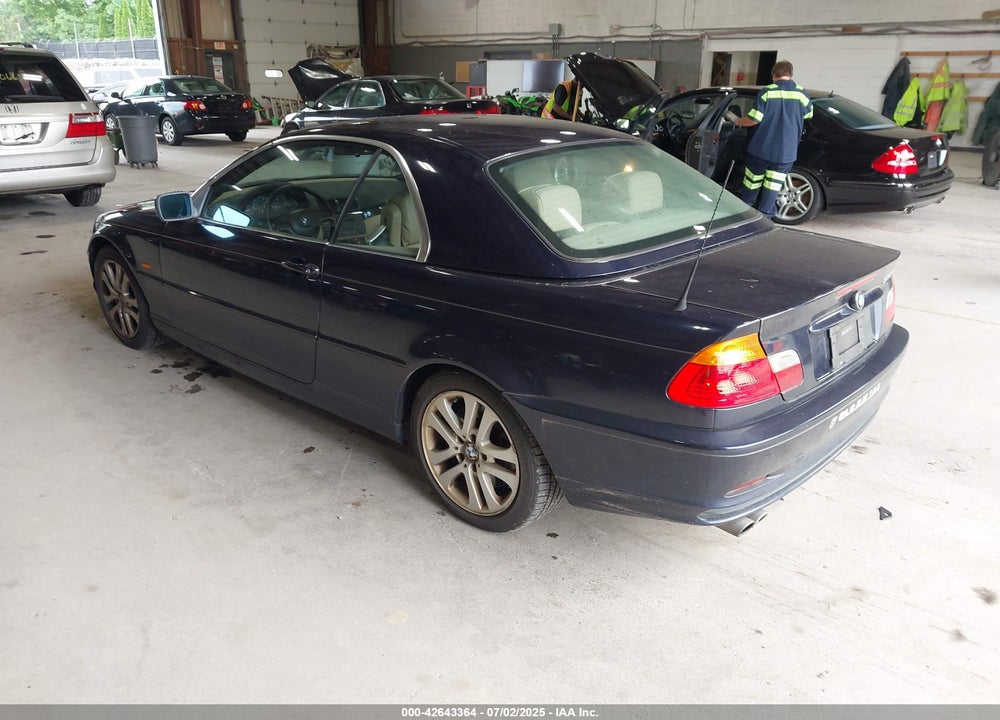 2001 BMW 330CI VIN: WBABS53491JU83172