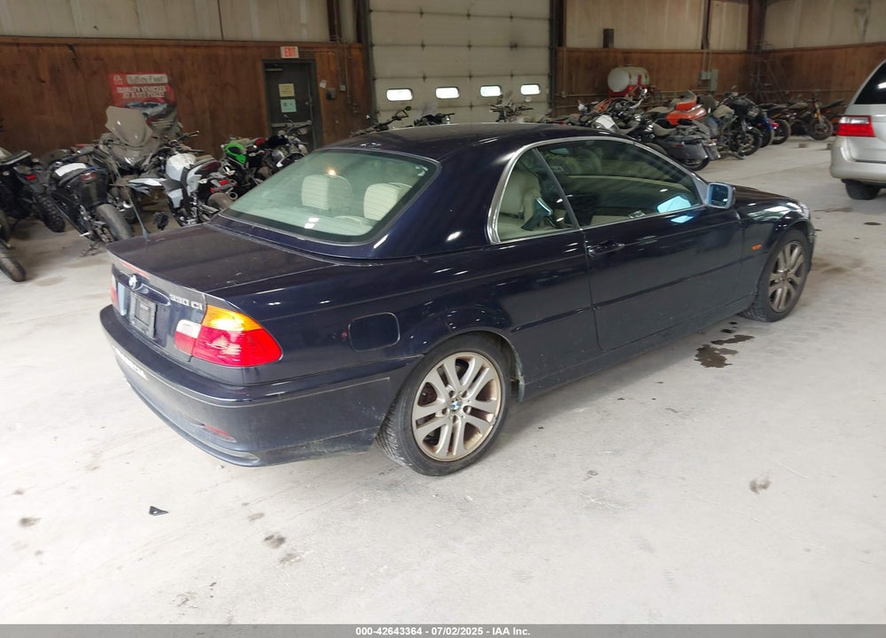 2001 BMW 330CI VIN: WBABS53491JU83172