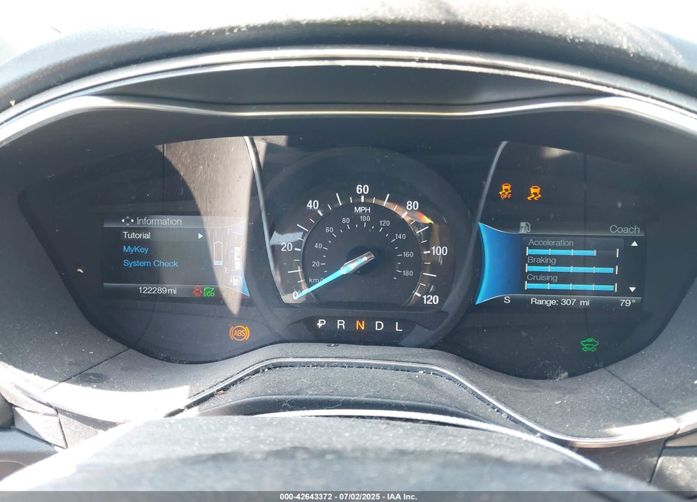 2017 FORD FUSION HYBRID VIN: 3FA6P0LU7HR387944