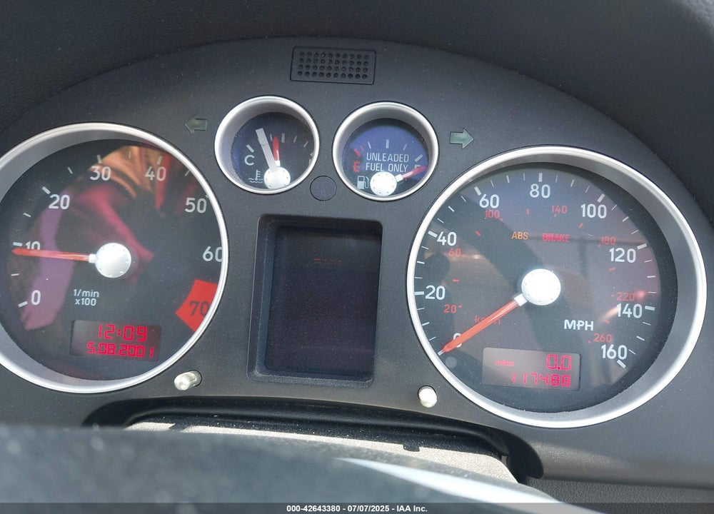 2001 AUDI TT VIN: TRUUT28N711006738
