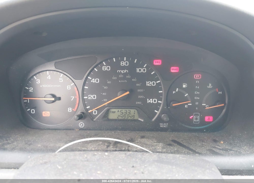 2002 HONDA ACCORD 2.3 LX VIN: 1HGCG56492A130101
