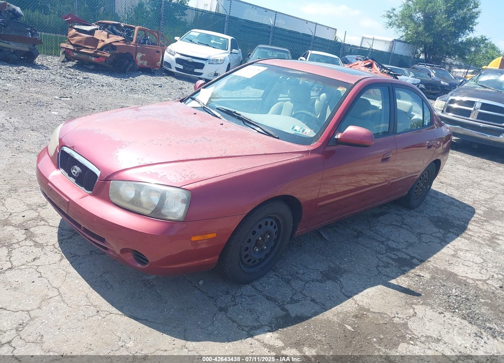 2003 HYUNDAI ELANTRA GLS/GT VIN: KMHDN45D53U644723