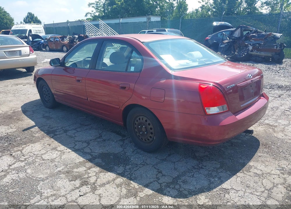 2003 HYUNDAI ELANTRA GLS/GT VIN: KMHDN45D53U644723