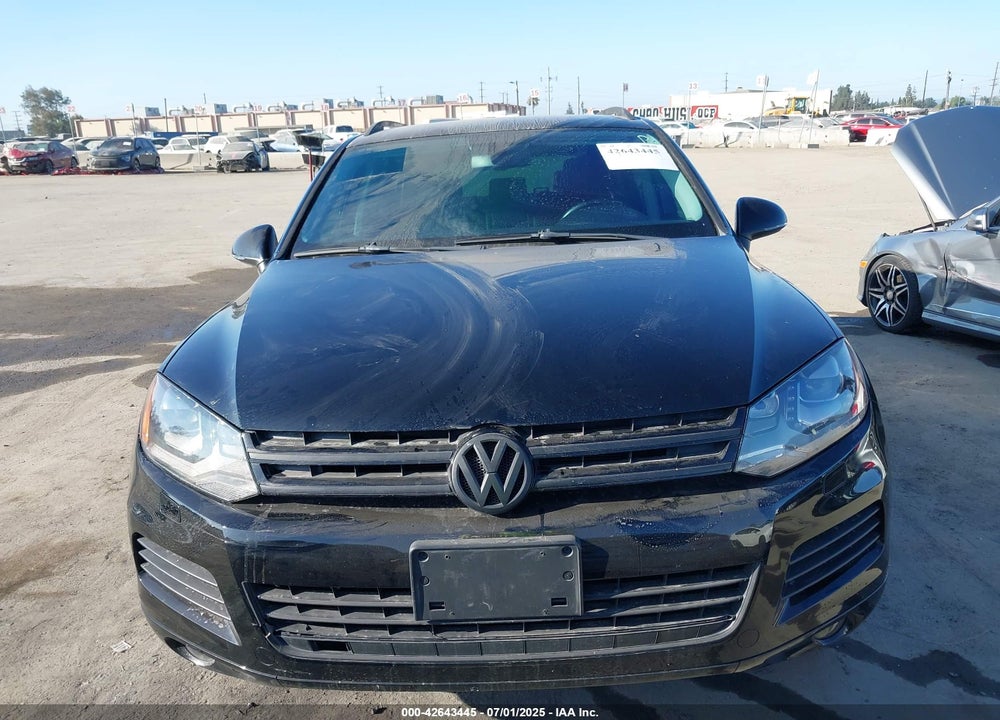 2013 VOLKSWAGEN TOUAREG VR6 SPORT VIN: WVGEF9BPXDD001489