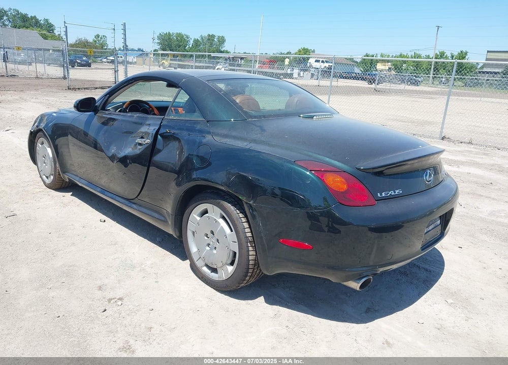 2004 LEXUS SC 430 VIN: JTHFN48Y340049520