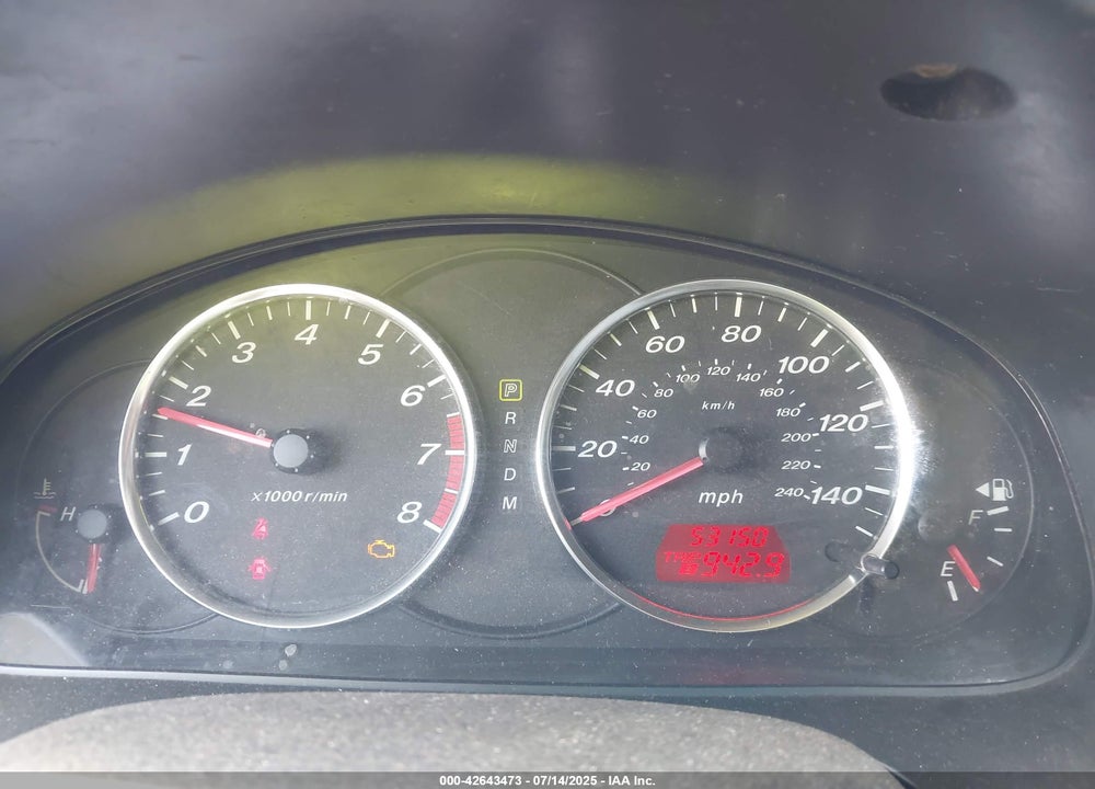 2003 MAZDA 6 I VIN: 1YVFP80C435M03639