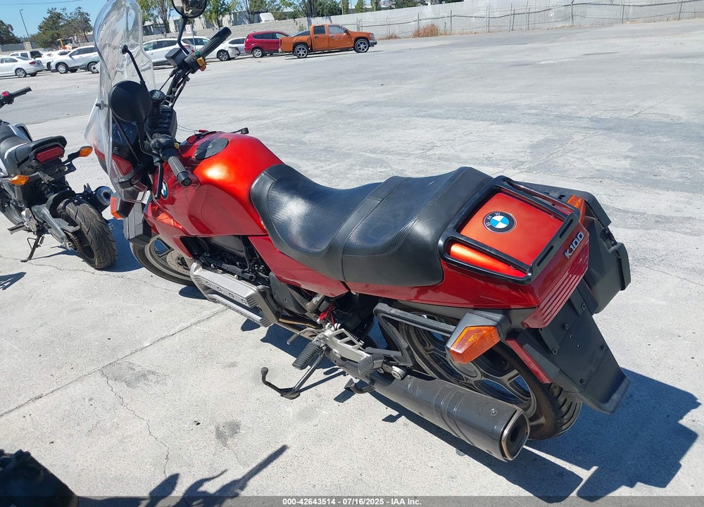 1985 BMW K100 VIN: WB1051103F0031027