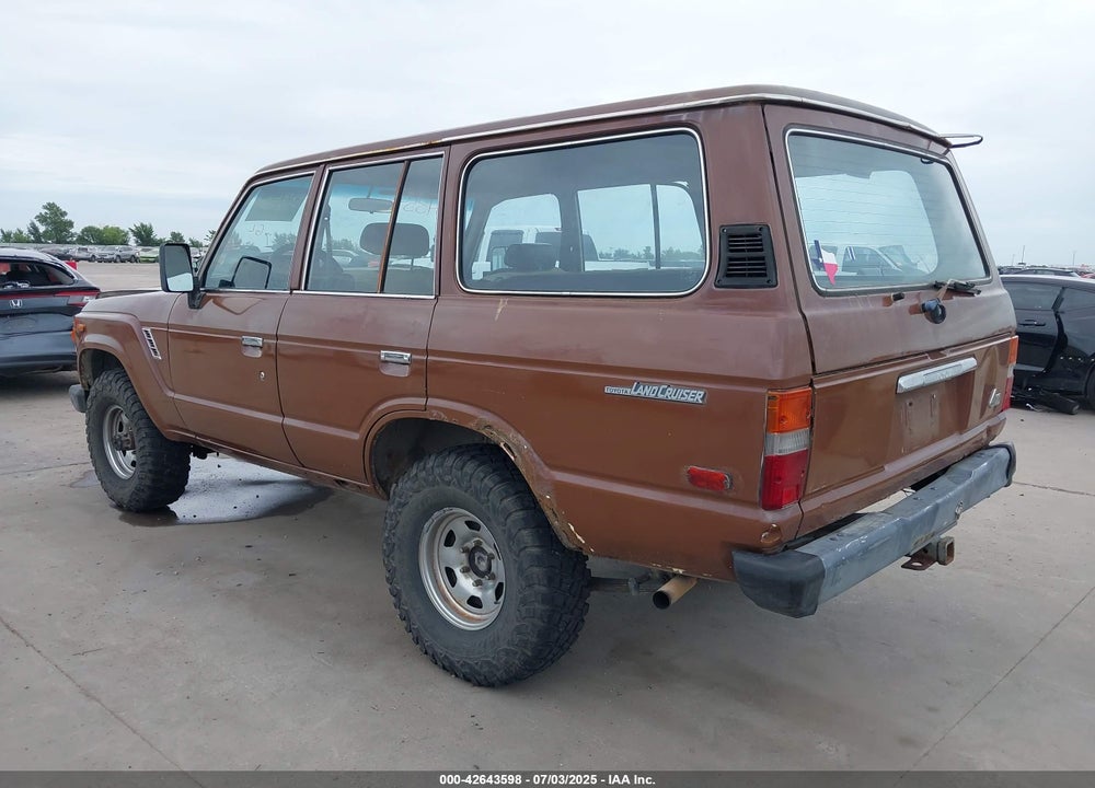 1982 TOYOTA LAND CRUISER FJ60 VIN: JT3FJ60G8C0033165
