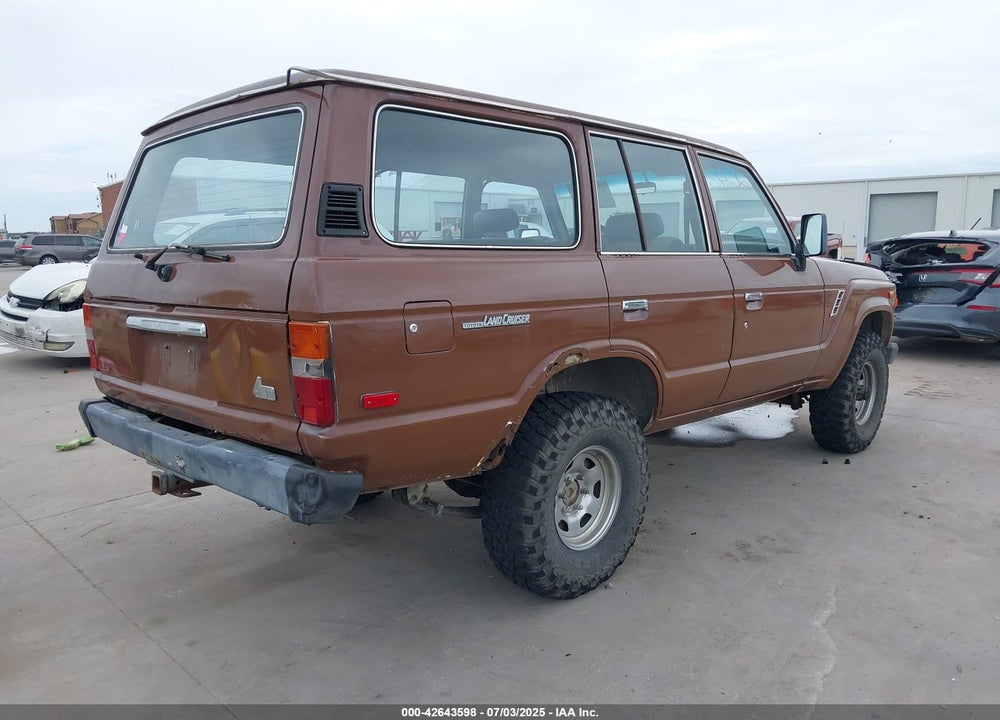 1982 TOYOTA LAND CRUISER FJ60 VIN: JT3FJ60G8C0033165