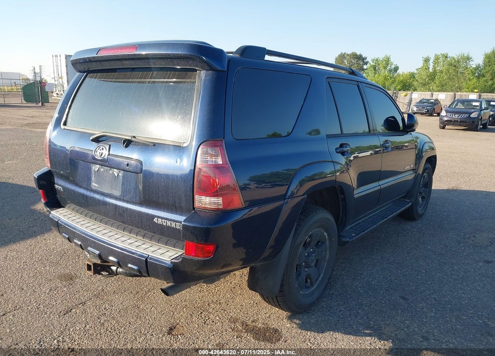 2005 TOYOTA 4RUNNER LIMITED V8 VIN: JTEBT17RX58019461