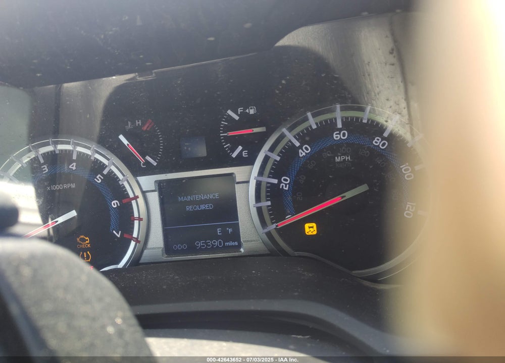 2019 TOYOTA 4RUNNER VIN: JTEBU5JR3K5672174
