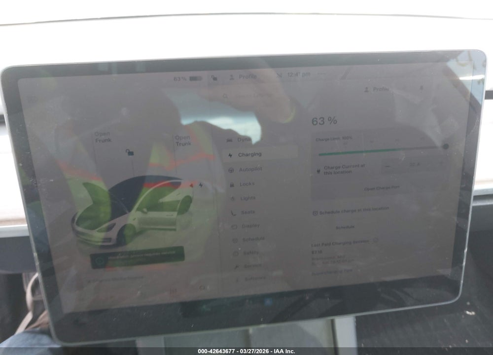2023 TESLA MODEL 3 REAR-WHEEL DRIVE VIN: 5YJ3E1EAXPF653355