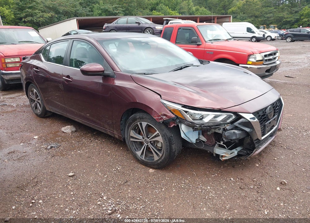 2021 NISSAN SENTRA SV XTRONIC CVT VIN: 3N1AB8CV4MY283120