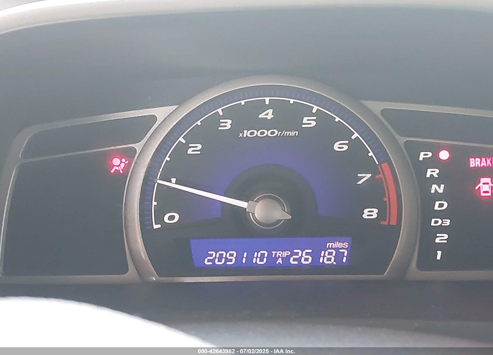 2007 HONDA CIVIC EX VIN: 1HGFA16867L067853