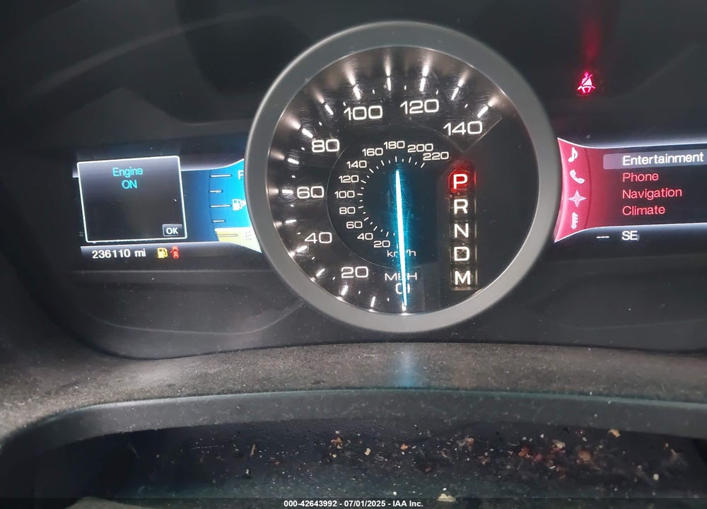 2013 FORD EXPLORER LIMITED VIN: 1FM5K7F86DGB40651