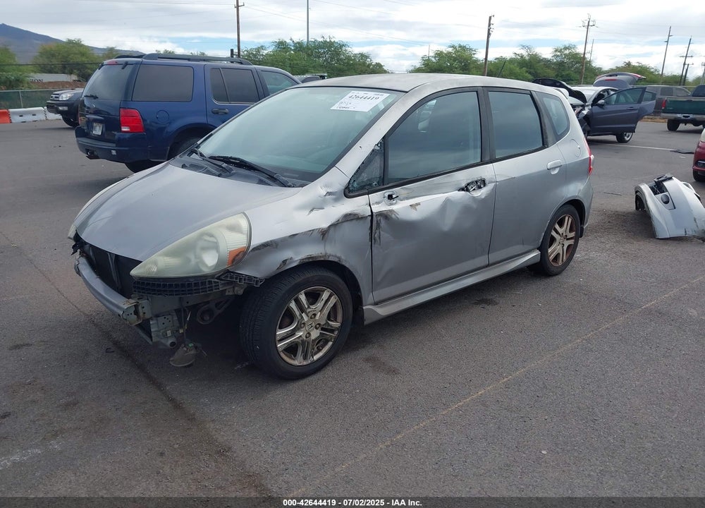 2008 HONDA FIT VIN: JHMGD37648S022712