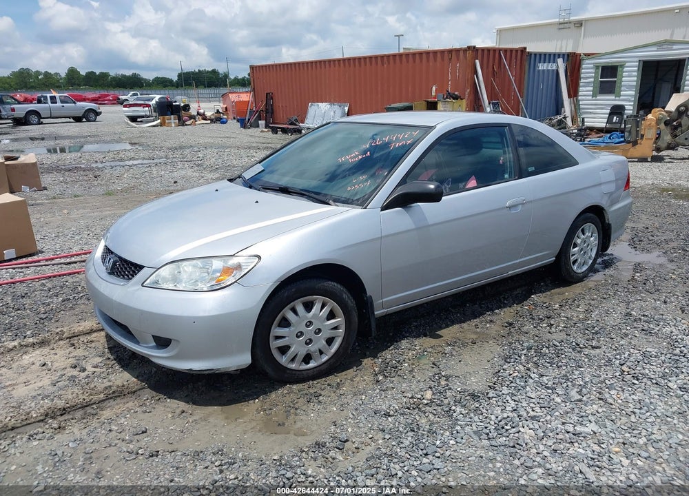 2005 HONDA CIVIC VIN: 1HGEM22535L025514
