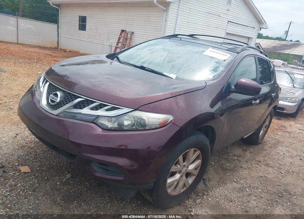 2013 NISSAN MURANO VIN: JN8AZ1MU5DW208105