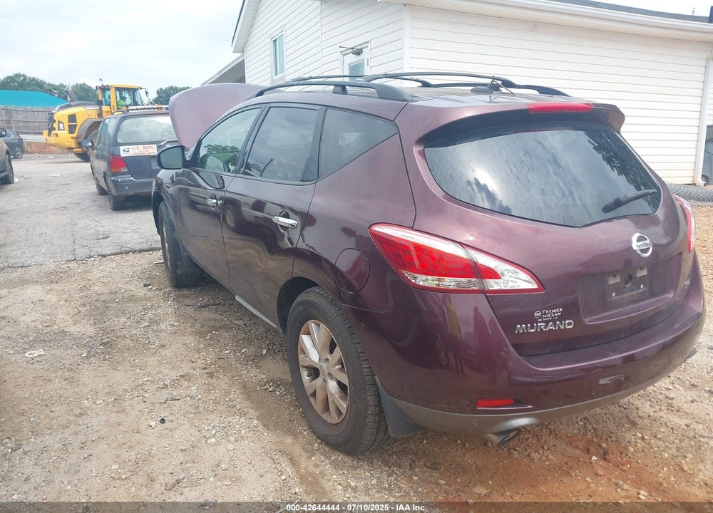 2013 NISSAN MURANO VIN: JN8AZ1MU5DW208105