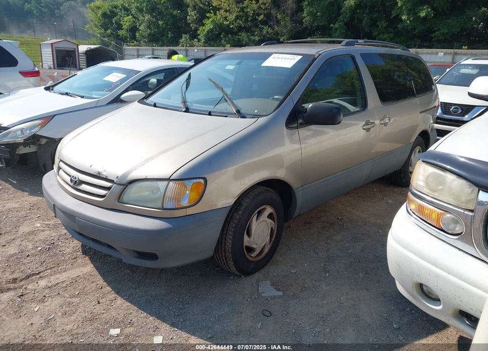 2001 TOYOTA SIENNA LE VIN: 4T3ZF13C21U393028