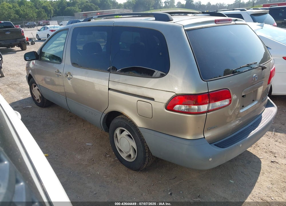 2001 TOYOTA SIENNA LE VIN: 4T3ZF13C21U393028