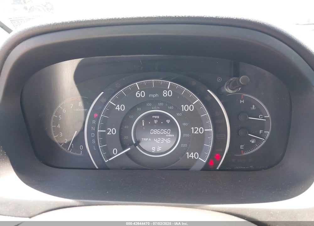 2016 HONDA CR-V VIN: 2HKRM4H52GH609039