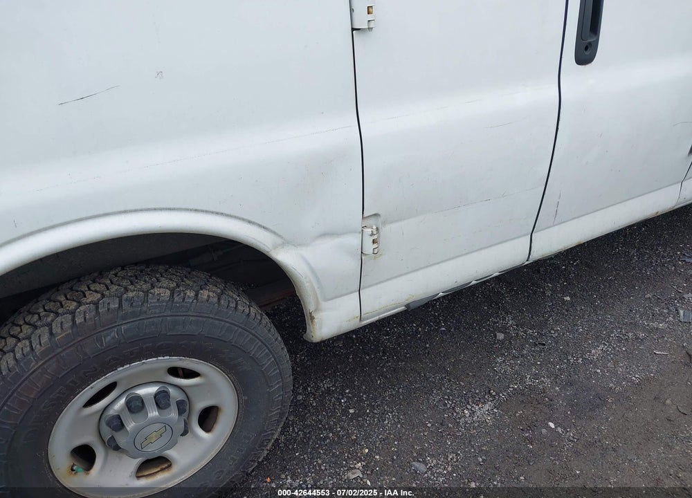 2013 CHEVROLET EXPRESS 2500 WORK VAN VIN: 1GCWGFCA5D1105758