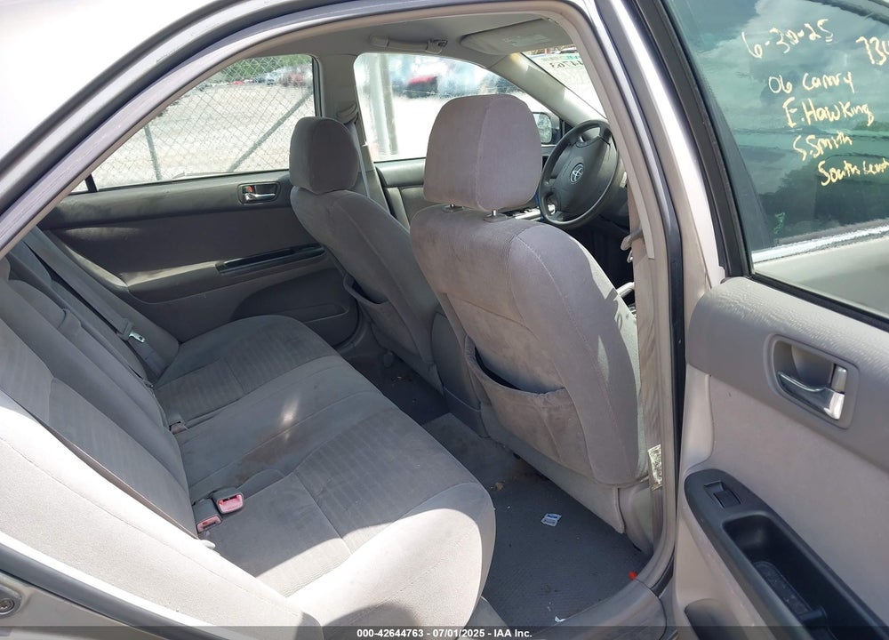2006 TOYOTA CAMRY VIN: 4T1BE32K76U734626