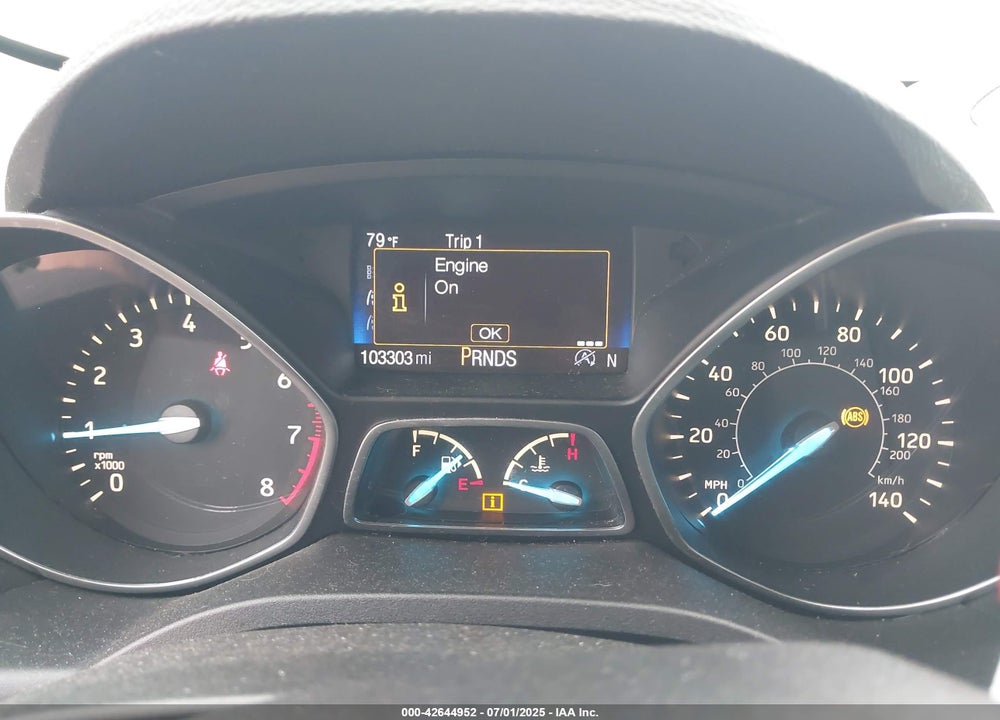 2017 FORD ESCAPE VIN: 1FMCU0JD0HUC72597