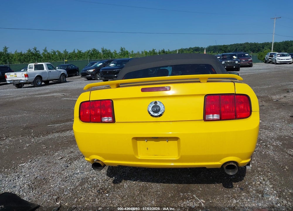 2005 FORD MUSTANG GT VIN: 1ZVFT85H955195294