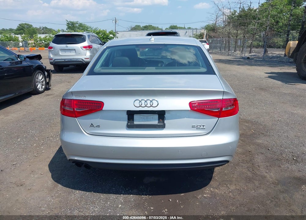 2013 AUDI A4 VIN: WAUFFAFL1DN041937