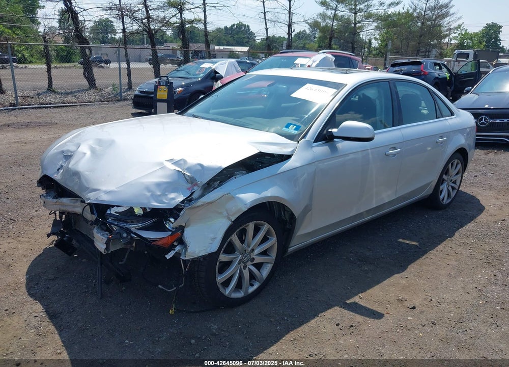 2013 AUDI A4 VIN: WAUFFAFL1DN041937