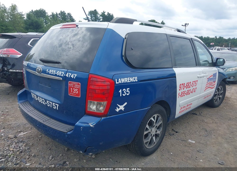 2014 KIA SEDONA LX VIN: KNDMG4C75E6553132