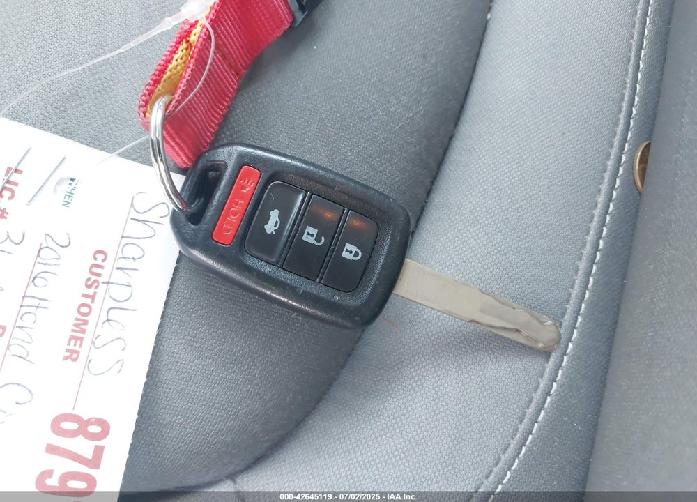 2016 HONDA CIVIC VIN: 19XFC2F62GE038677