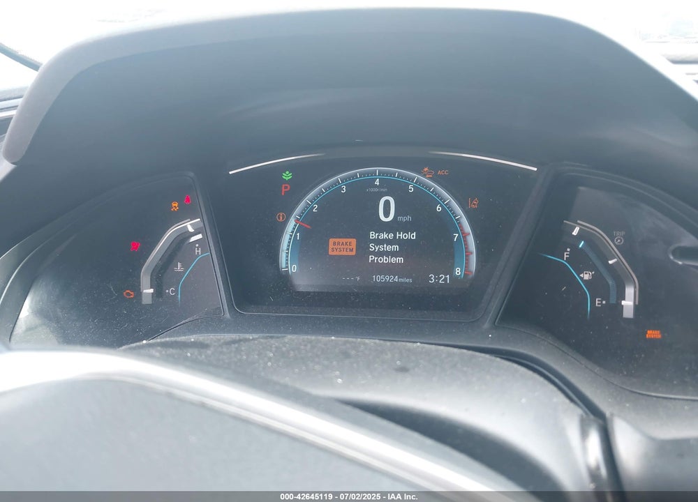 2016 HONDA CIVIC VIN: 19XFC2F62GE038677