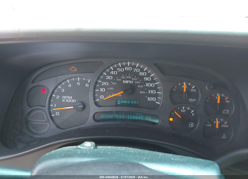 2003 CHEVROLET SUBURBAN 1500 LT VIN: 3GNEC16ZX3G299562