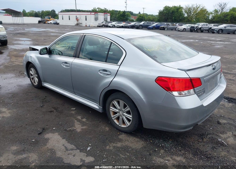 2012 SUBARU LEGACY VIN: 4S3BMBB6XC3039238