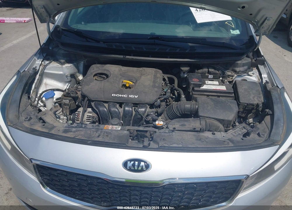 2017 KIA FORTE VIN: 3KPFK4A78HE158807