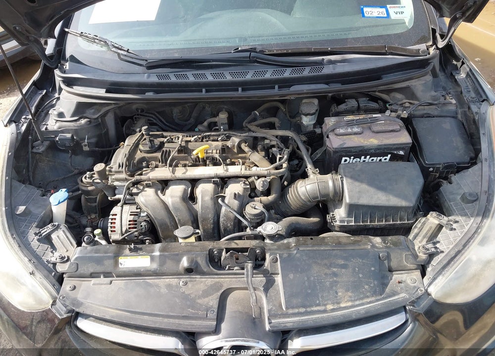 2013 HYUNDAI ELANTRA VIN: 5NPDH4AE5DH185375